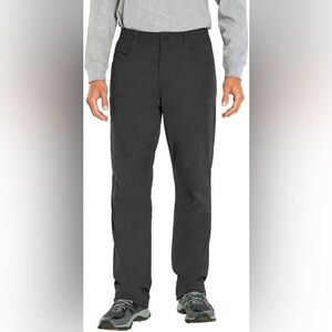 NWT Orvis Fleece Lined Pant Black Men Size 32x32 Outdoor Camping Hiking Gorpcore